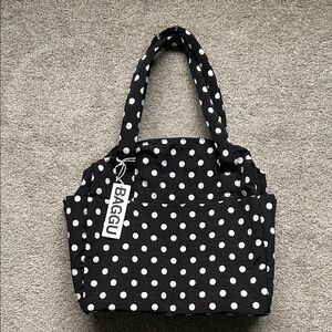 BAGGU UO Exclusive Small Cloud Carry-on Polka dot